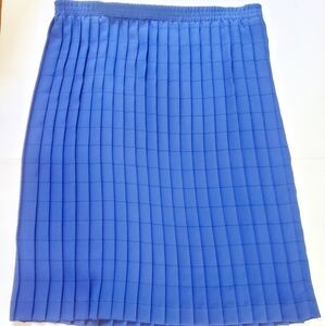 Vintage Andrea Gayle Blue Pleated Skirt -Size 16